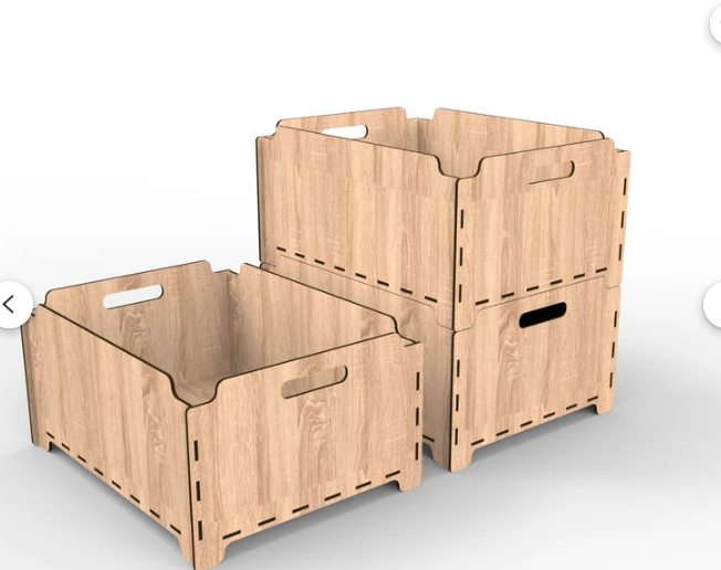 Caja de almacenamiento apilable