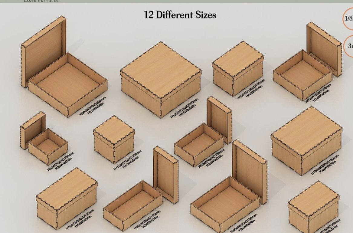 Cajas de MDF Personalizadas – Corte y Grabado Láser