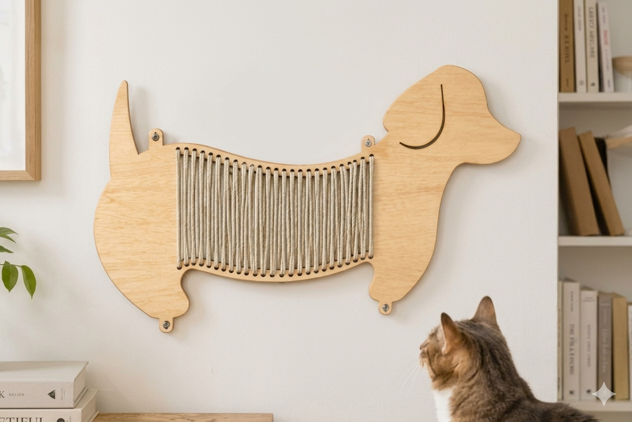 Rascadores de Pared Premium para Gatos – Diseños Creativos en Madera - Imagen 2
