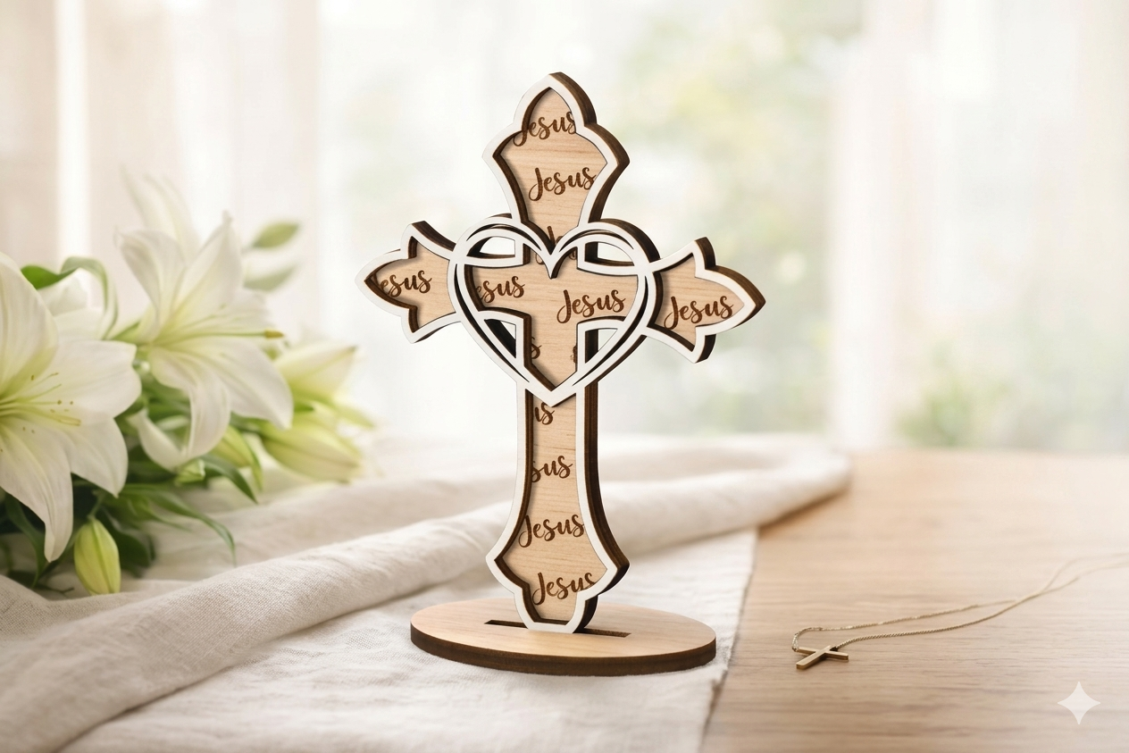 Cruz creativa para ti o para regalo